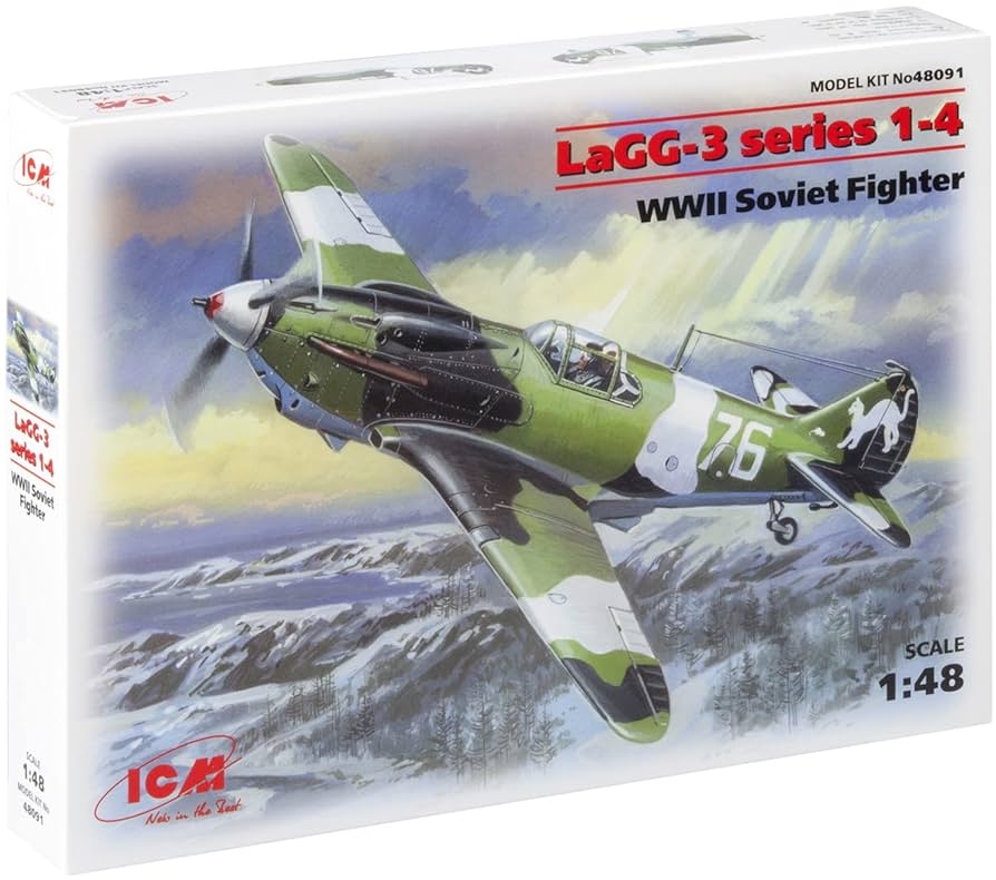 Amazon | アイシーエム ICM 1/48 ソ連空軍 ラグ LaGG-3 シリーズ